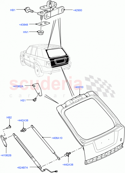 Part Diagram for Land Rover LR095809