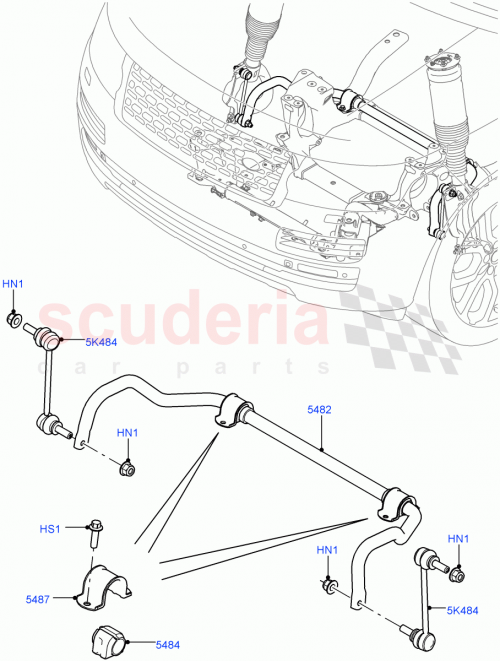 Part Diagram for Land Rover LR057624