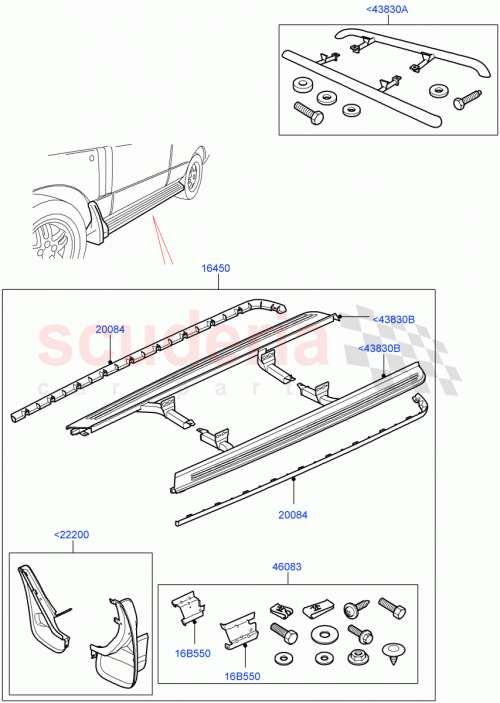 Part Diagram for Land Rover VUB503660