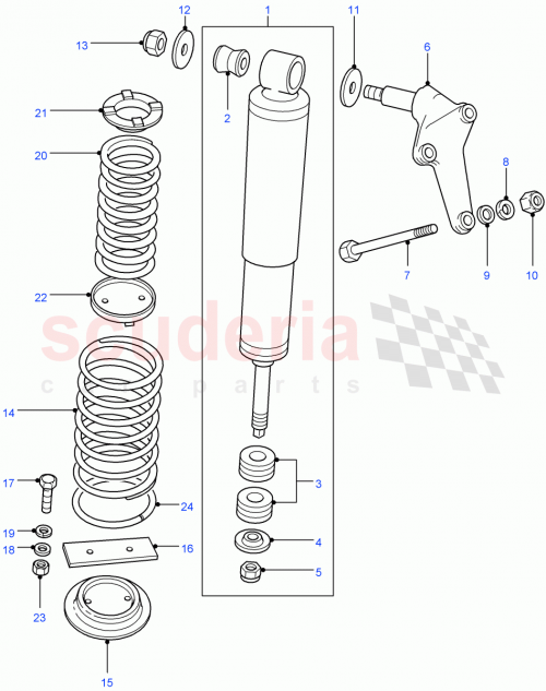 Part Diagram for Land Rover RRC3266