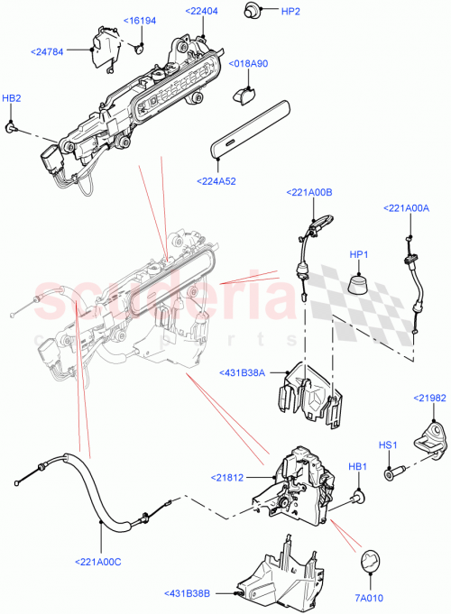 Part Diagram for Land Rover LR135300