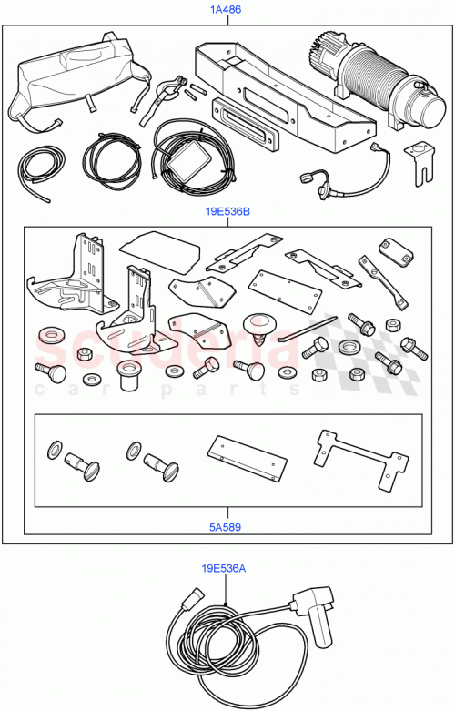 Part Diagram for Land Rover VUB504070