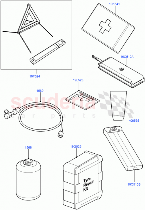 Part Diagram for Land Rover LR154834