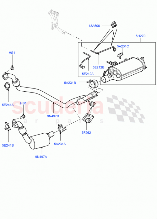 Part Diagram for Land Rover LR015400