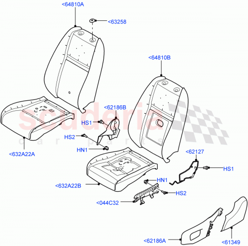 Part Diagram for Land Rover LR128424