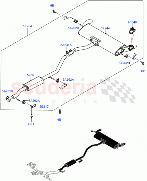 Part Diagram for Land Rover LR138693