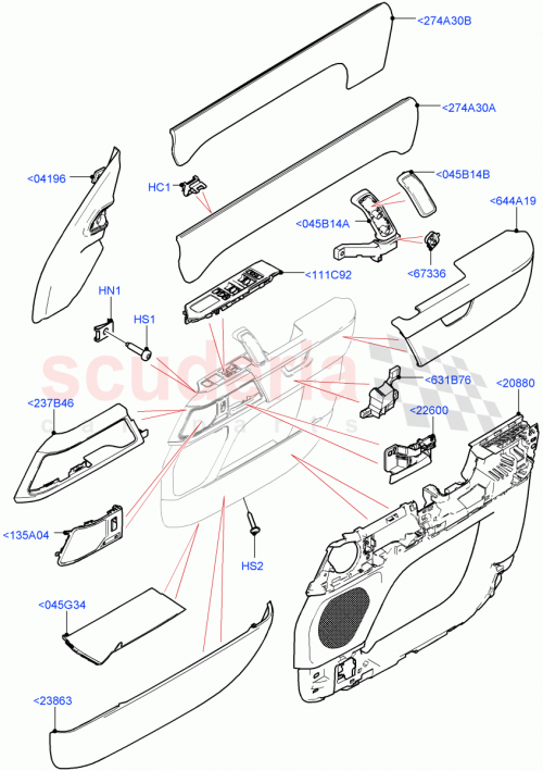 Part Diagram for Land Rover LR130675