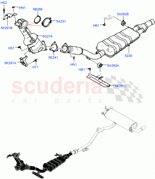 Part Diagram for Land Rover LR110457