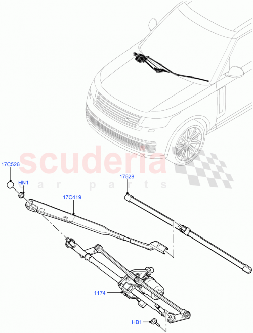Part Diagram for Land Rover LR157002