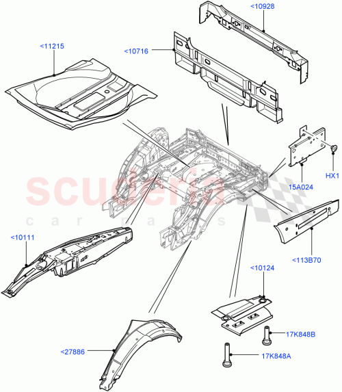 Part Diagram for Land Rover LR013311