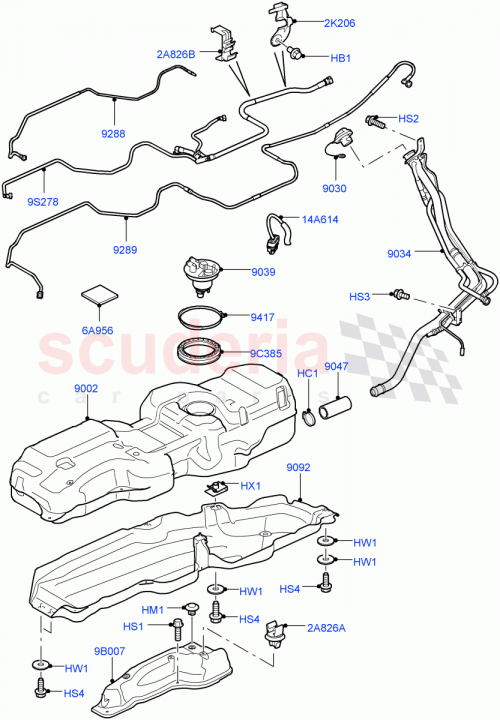 Part Diagram for Land Rover LR181511