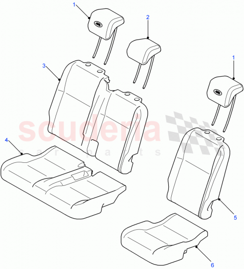 Part Diagram for Land Rover LR025096