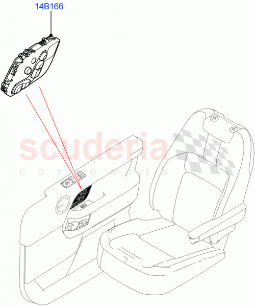 Part Diagram for Land Rover LR121095