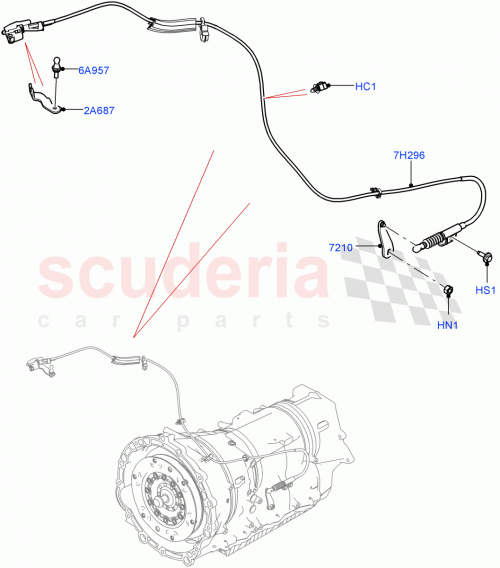 Part Diagram for Land Rover LR092831
