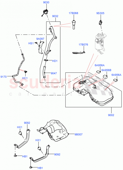 Part Diagram for Land Rover LR140700