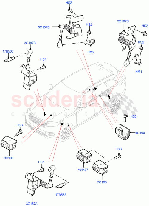 Part Diagram for Land Rover LR144905