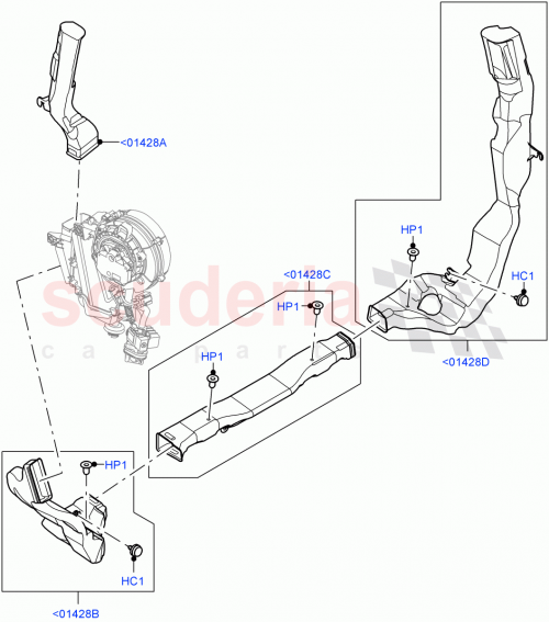Part Diagram for Land Rover LR129897