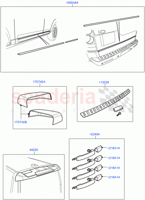 Part Diagram for Land Rover LR006874