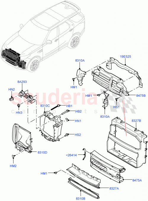 Part Diagram for Land Rover LR119551
