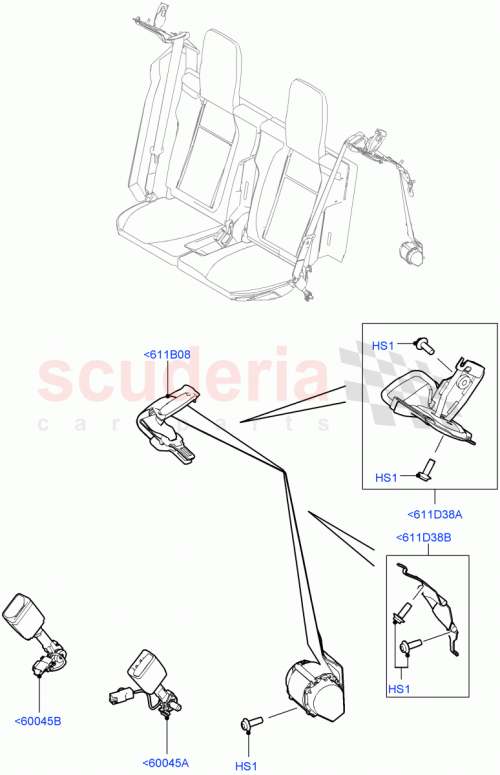 Part Diagram for Land Rover LR112220