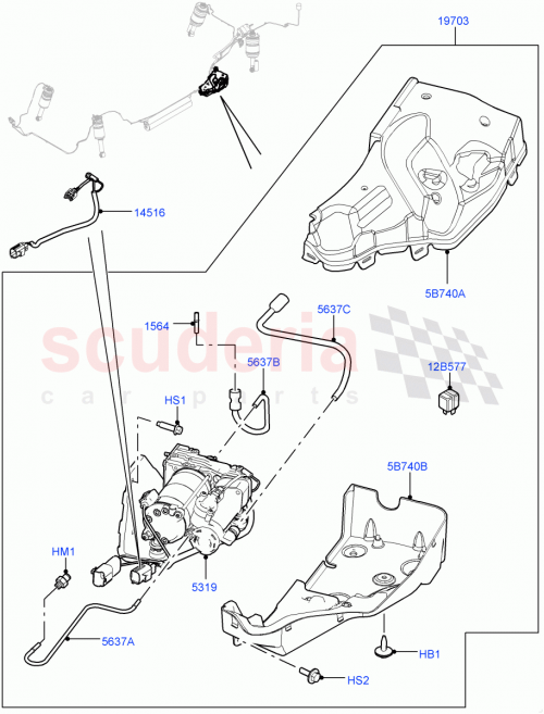Part Diagram for Land Rover LR061663