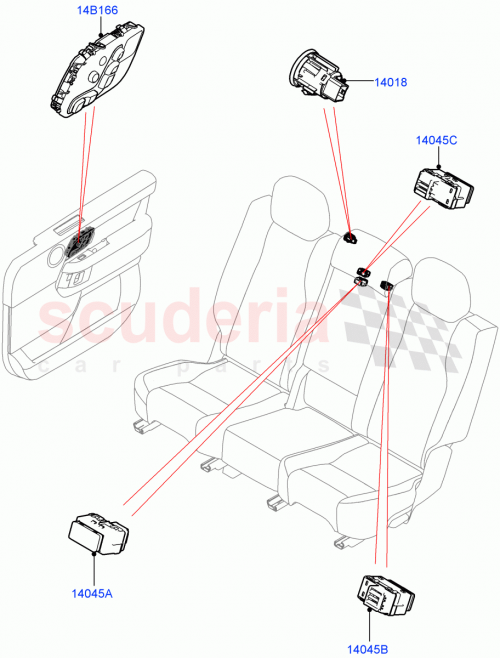 Part Diagram for Land Rover LR128526