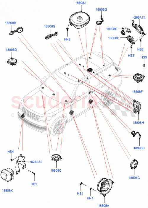 Part Diagram for Land Rover LR140903