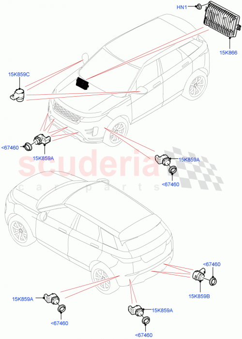 Part Diagram for Land Rover LR139841