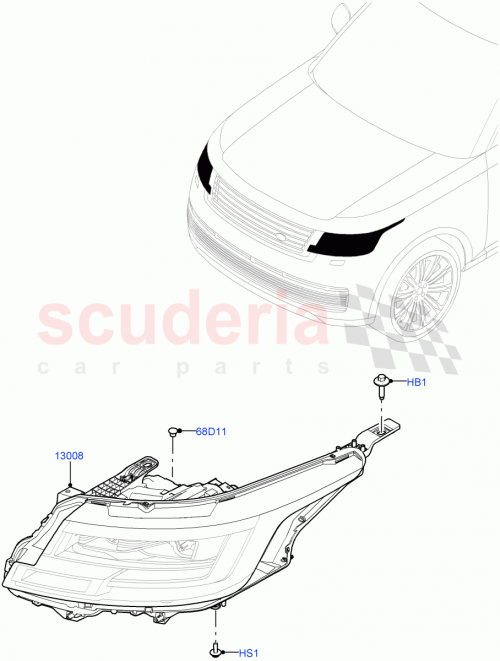 Part Diagram for Land Rover LR152090