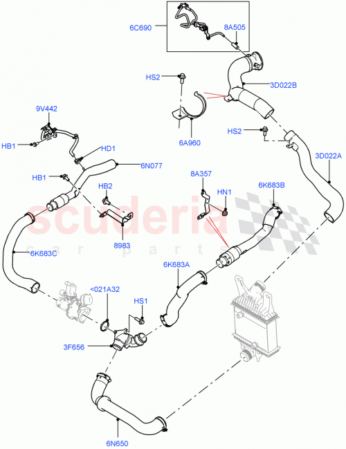 Part Diagram for Land Rover LR117083