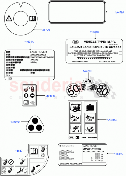 Part Diagram for Land Rover LR067974