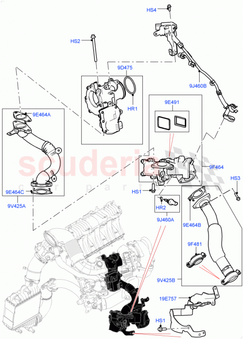 Part Diagram for Land Rover LR127942