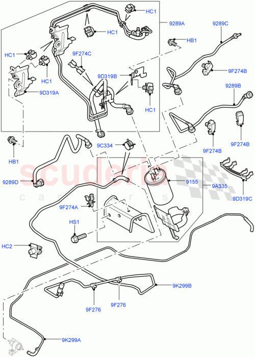 Part Diagram for Land Rover FS108167L