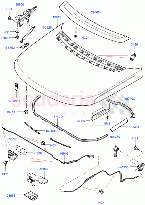 Part Diagram for Land Rover LR138826