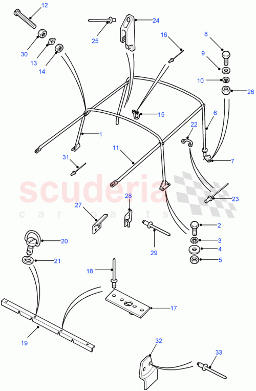 Part Diagram for Land Rover RRC4583