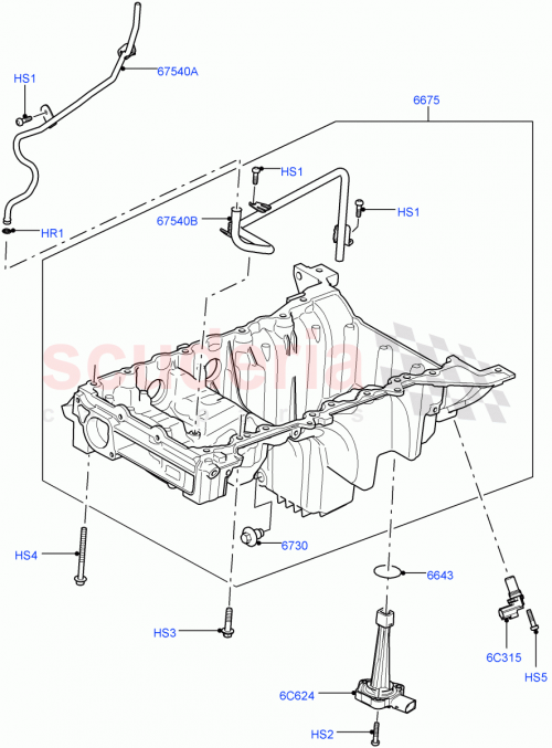 Part Diagram for Land Rover LR011267