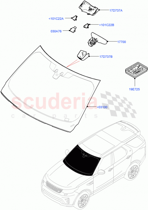 Part Diagram for Land Rover LR083216
