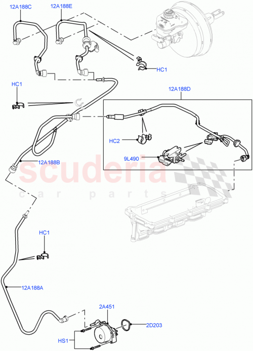 Part Diagram for Land Rover LR088580