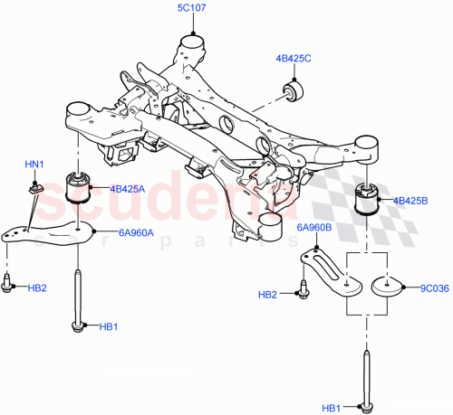 Part Diagram for Land Rover LR107816