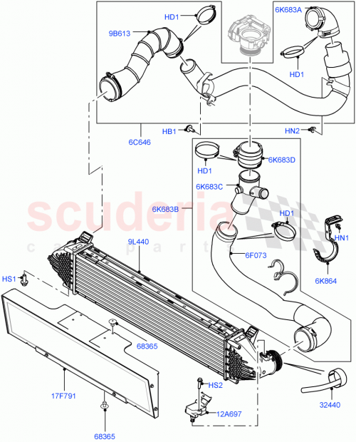 Part Diagram for Land Rover LR056322