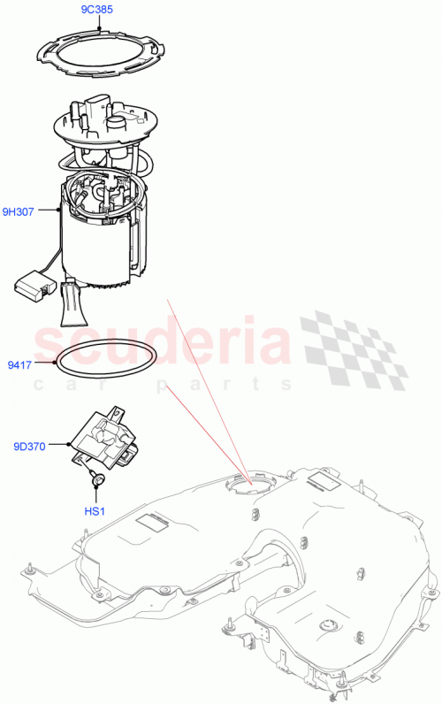 Part Diagram for Land Rover LR143017