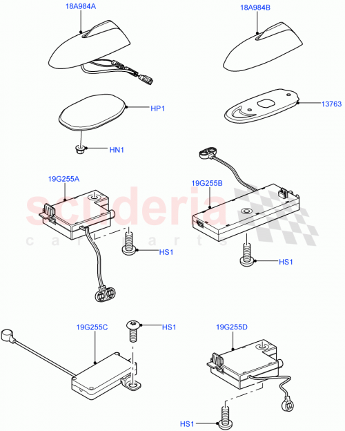 Part Diagram for Land Rover XUI500010