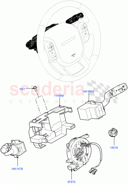 Part Diagram for Land Rover LR125090