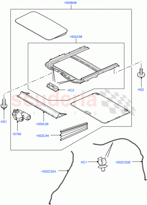 Part Diagram for Land Rover LR018242