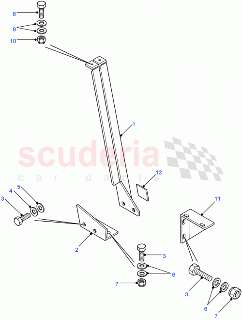 Part Diagram for Land Rover MTC5609