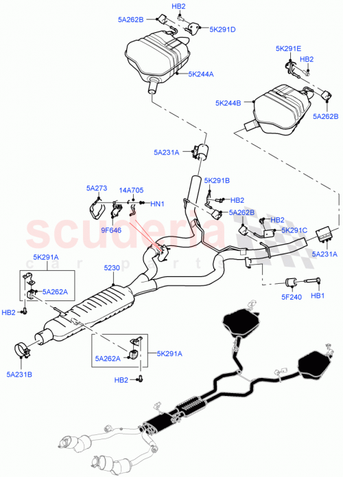 Part Diagram for Land Rover LR143220