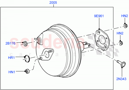Part Diagram for Land Rover LR043726
