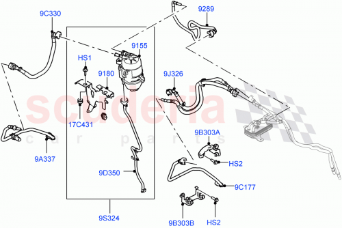 Part Diagram for Land Rover LR125303