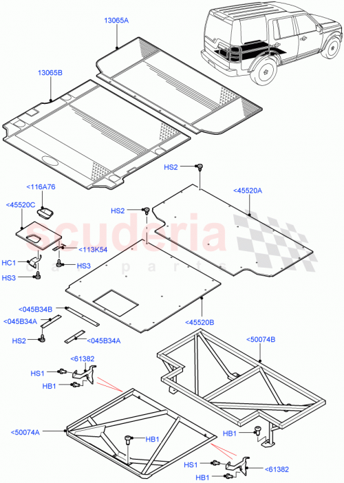 Part Diagram for Land Rover LR006231