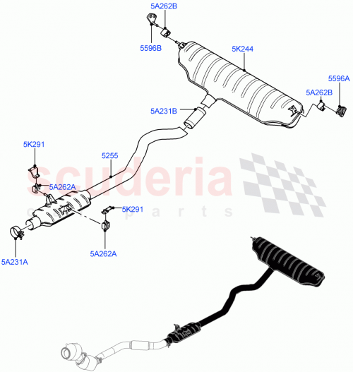 Part Diagram for Land Rover LR146019
